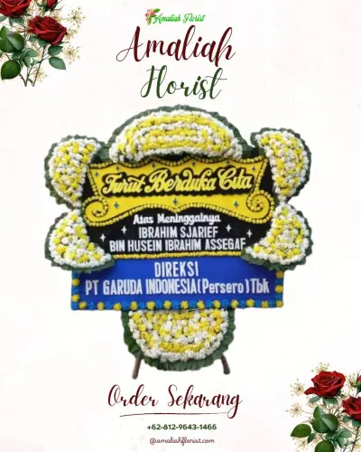 Papan Bunga Duka di Duren Jaya