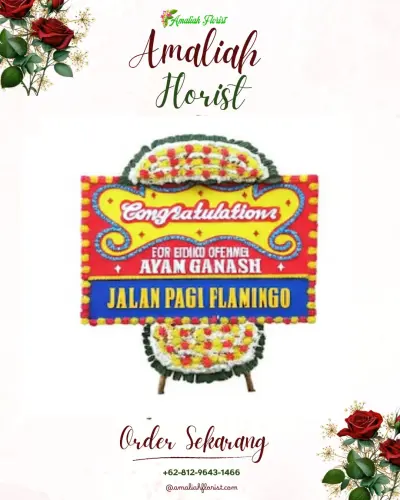 Bunga Papan Congratulation di Duren Jaya